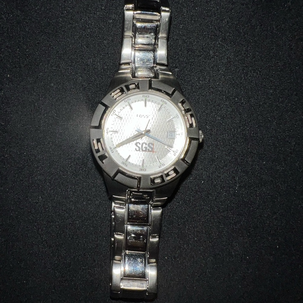 Fossil Classic Sport PR5335 three-hand date watch stainless steel - SGS
